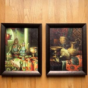2 beautiful framed Moroccan paintings from Morocco​